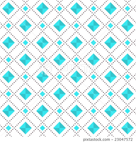 Seamless pattern with diamonds and circles. Casual Seamless pattern with diamonds and circles. Casual 23047572