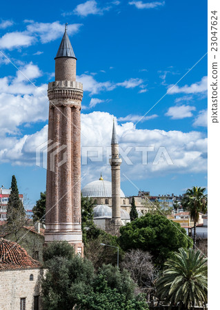 Two minarets in Antalya 23047624