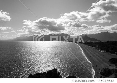 Afternoon in antalya in black and white Afternoon in antalya in black and white 23047638