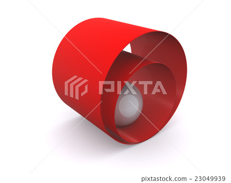 glass ball abstract background. 3d glass ball abstract background. 3d 23049939
