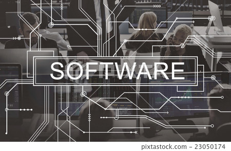 Software Digital Electronics Internet Program Web Concept 23050174