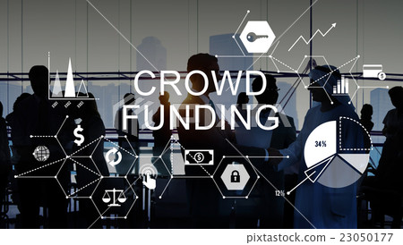 Crowd Funding Supporters Investment Fundraising Contribution Con Crowd Funding Supporters Investment Fundraising Contribution Con 23050177