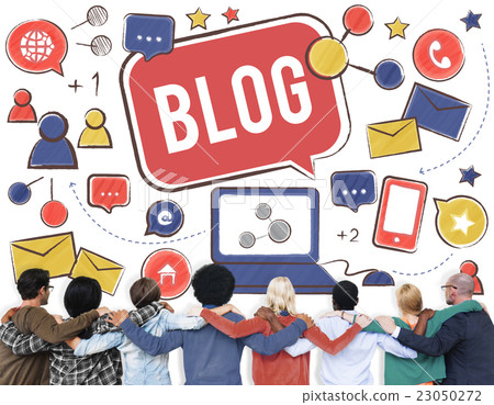 Blog Blogging Social Network Online Internet Concept Blog Blogging Social Network Online Internet Concept 23050272