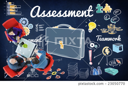 圖庫照片: assessment evaluation review examination concept