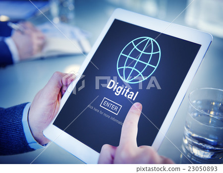 Digital Online Internet Technology Information Concept Digital Online Internet Technology Information Concept 23050893