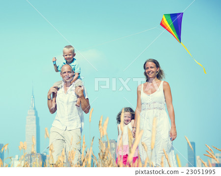 Family Happiness Holiday Vacation Activity Concept Family Happiness Holiday Vacation Activity Concept 23051995
