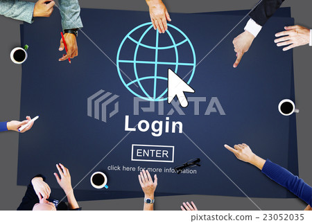 Log In Profile Enter Global Icon Concept 23052035
