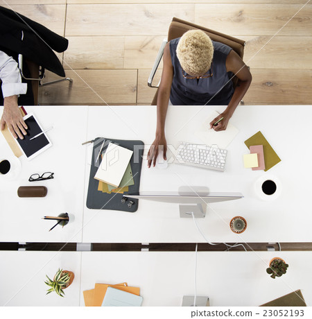 African Descent Businesswomen Corporate Digital Concept 23052193