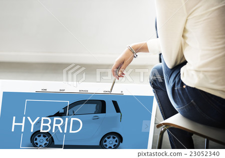 Hybrid Ecology Technology Save Energy Concept 23052340