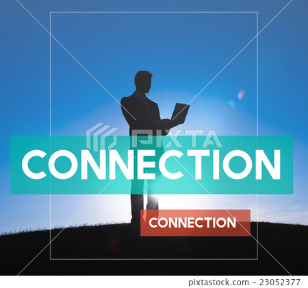 Businessman Technology Connection Communication Concept Businessman Technology Connection Communication Concept 23052377