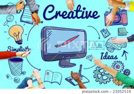 Creative Ideas Design Imagination Inspiration Style Concept Creative Ideas Design Imagination Inspiration Style Concept 23052519