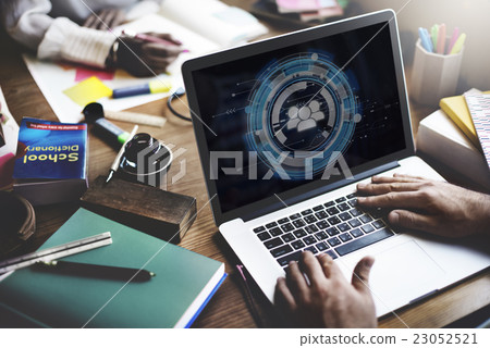 Technology Team People Hud Teamwork Concept 23052521