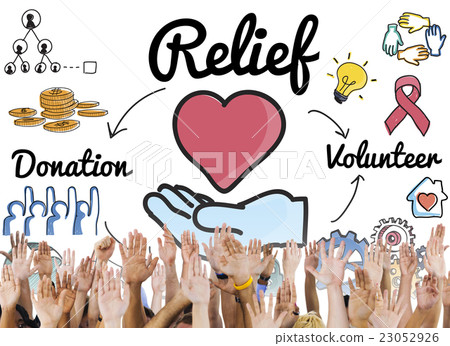 Relief Relaxation Charity Assistance Support Giving Concept Relief Relaxation Charity Assistance Support Giving Concept 23052926