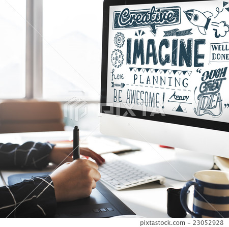 Imagine Imagination Expect Creative Sketch Concept Imagine Imagination Expect Creative Sketch Concept 23052928