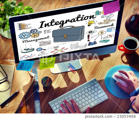 Integration Blend Combine Merge Unite Consolidate Concept 23053408