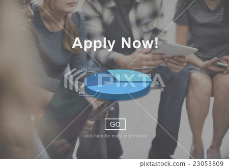 Apply Now Application Employment Work Concept 23053809