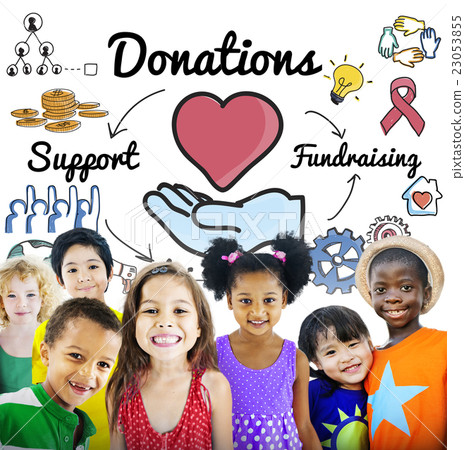 Donation Share Support Fundraising Help Concept 23053855