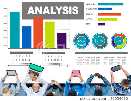 Analysis Analytics Bar graph Chart Data Information Concept 23054010