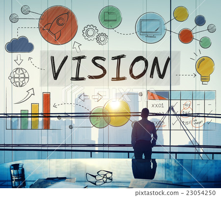 Vision Business Growth Corporate Target Concept Vision Business Growth Corporate Target Concept 23054250