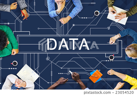 Data Circuit Borad Technology Futuristic Information Concept 23054520