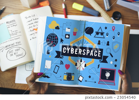 Cyberspace Globalization Connection Networking Technology Concep Cyberspace Globalization Connection Networking Technology Concep 23054540