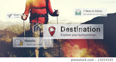 Destination Direction Navigation Location Position Concept 23054585