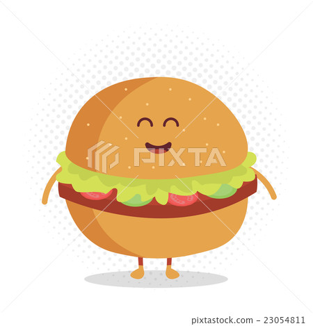 Kids restaurant menu cardboard character. Funny 23054811