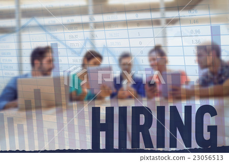 Composite image of hiring 23056513