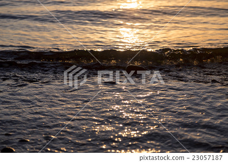 ocean ripples at the sunset for backgrounds ocean ripples at the sunset for backgrounds 23057187