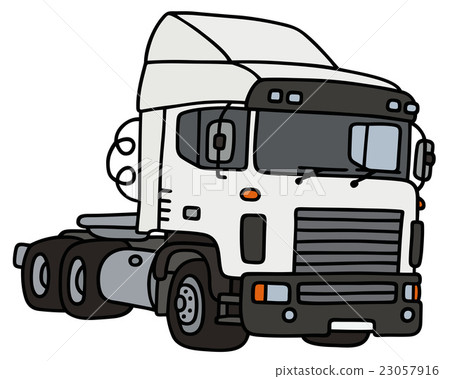 White towing truck White towing truck 23057916