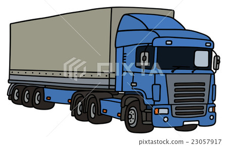 Blue cover semitrailer Blue cover semitrailer 23057917