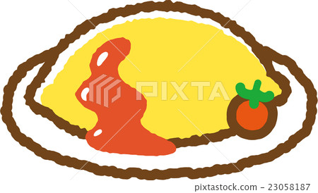 Omelette rice  23058187