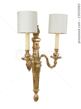 Sconce wall lamp isolated 23058983