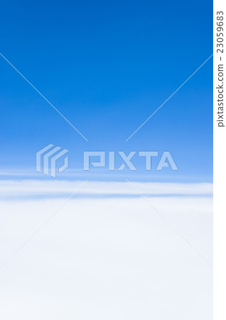 The sea of clouds and sky 23059683