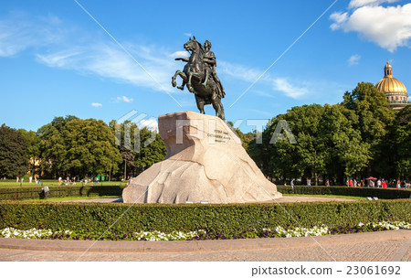 The equestrian statue of Peter the Great The equestrian statue of Peter the Great 23061692