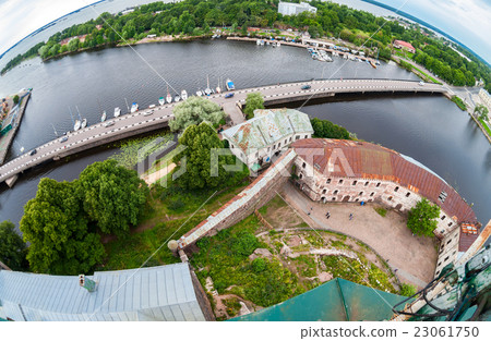 Fisheye view on the Old City  23061750