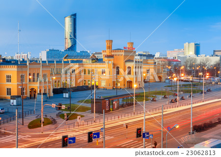 Wroclaw Main Railway Stationin the morning, Poland Wroclaw Main Railway Stationin the morning, Poland 23062813