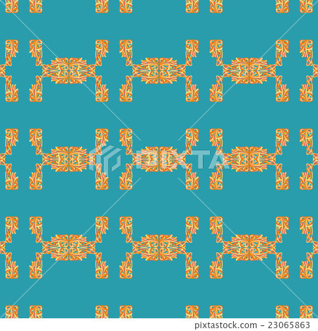 Seamless pattern with curls. 23065863