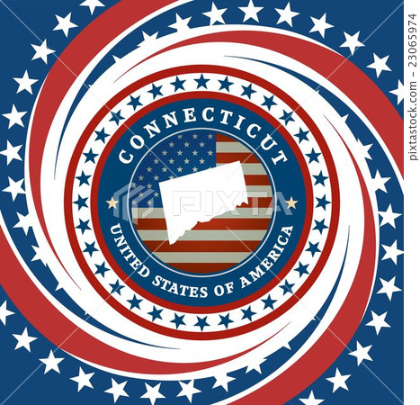 Vintage label Connecticut 23065974