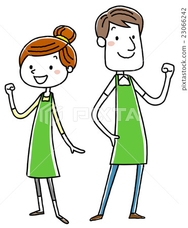 一個男人和一個兼職工作人員的女人 23066242