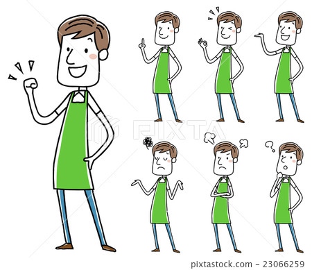 Part-time male pose variation 23066259