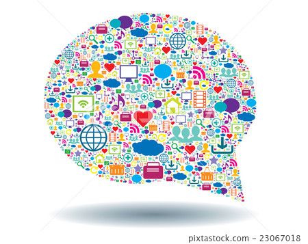 bubble of communication bubble of communication 23067018