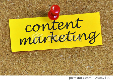 content marketing word on notepaper content marketing word on notepaper 23067120