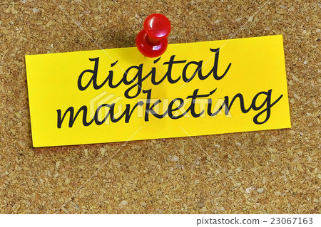 digital marketing word on notepaper digital marketing word on notepaper 23067163