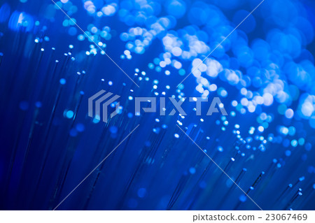 Close up on fiber optics - Shallow depth of field 23067469