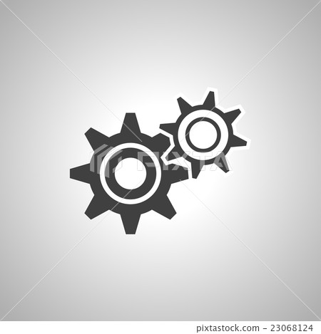 vector of gear icon vector of gear icon 23068124