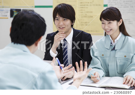 Meeting Business meeting Meeting construction Construction businessman 23068897