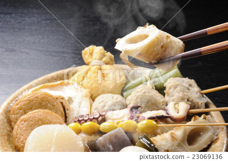 Oden chikuwaka紅蘿蔔章魚銀杏 Oden chikuwaka紅蘿蔔章魚銀杏 23069136