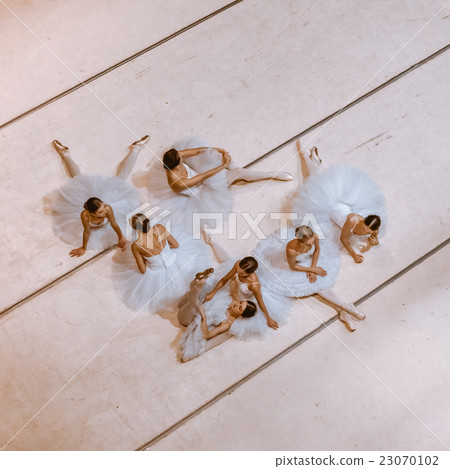 The seven ballerinas on floor The seven ballerinas on floor 23070102