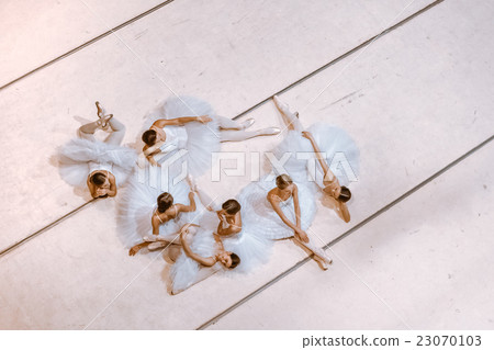The seven ballerinas on floor The seven ballerinas on floor 23070103